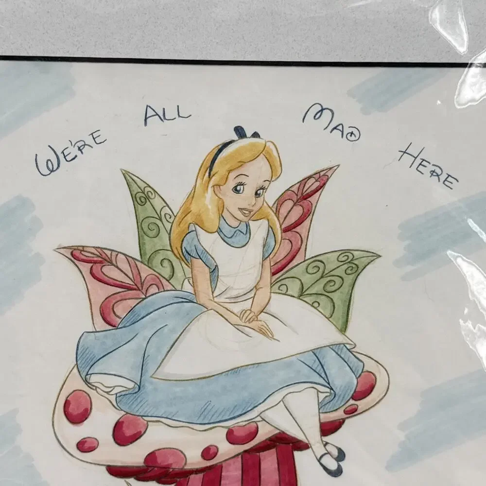 Alice in Wonderland Art “We’re All Mad Here” Signed by Amber Brigan - Picture 4 of 13